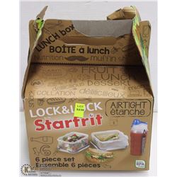 STARFRIT 6 PIECE LOCK&LOCK LUNCH SET