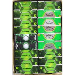 FLAT OF CALLAWAY RECLAIMED GOLF BALLS