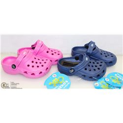 LOT OF 2 GEKKO KIDS SLIP ON SANDALS SIZE 5