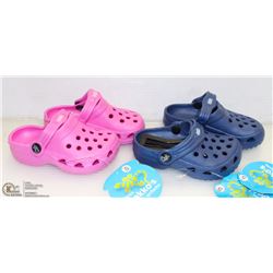 LOT OF 2 GEKKO KIDS SLIP ON SANDALS SIZE 5