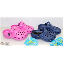 LOT OF 2 GEKKO KIDS SLIP ON SANDALS SIZE 5