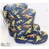 Image 1 : PAIR OF BOYS LITE UP RUBBER BOOTS SIZE 8
