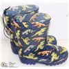 Image 1 : PAIR OF BOYS LITE UP RUBBER BOOTS SIZE 5