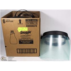 LOT OF 5 FULL FACE CLEAR GRINDING SHIELDS