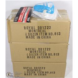 LOT OF 17 EACH HALF MASK W/ FILTER RESPIRATORS