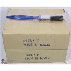 2 CASES OF 36 EACH 1" PAINT BRUSHES (72QTY)
