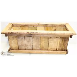 CEDAR/PINE WOOD FLOWER BOXES 10"X26"X11"H