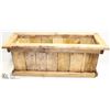 Image 1 : CEDAR/PINE WOOD FLOWER BOXES 10"X26"X11"H