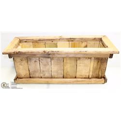 CEDAR/PINE WOOD FLOWER BOXES 10"X26"X11"H