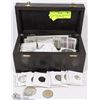 Image 1 : WOOD BOX W/ ASST WORLD MONEY INCL SOME CANADIAN &