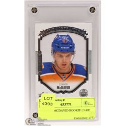 CONNOR MCDAVID ROOKIE CARD