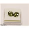 Image 1 : GREEN OLIVE ZIRCONIA TOTAL 21.5CT 2PCS