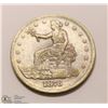 Image 1 : USA 1876 TRADE DOLLAR - UNAUTHENTICATED