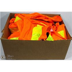 BOX OF 5 SAFETY  VESTS