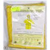 Image 1 : PVC YELLOW HI-VIS RAIN JACKET SIZE 5XL