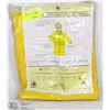 PVC YELLOW HI-VIS RAIN JACKET SIZE 5XL