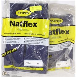 LOT OF 2 WATER PROOF BLUE NYLON PANTS SIZE MEDIUM