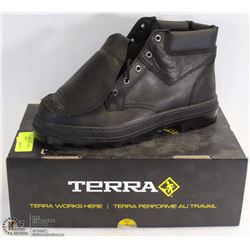 TERRA CAMBRELLE STEEL TOED WORK BOOTS SIZE 10