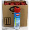 BOX OF 12 CANS OF KRYLON INDUSTRIAL INVERTED