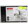 DELTA STAINLESS STEEL FINISH BATHROOM FAUCET