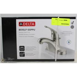 DELTA STAINLESS STEEL FINISH BATHROOM FAUCET