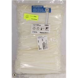BAG OF 7.5" GENERAL PURPOSE TIES (1000CT)