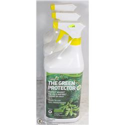 LOT OF THREE 1 LITRE BOTTLES OF THE GREEN PROTECTOR