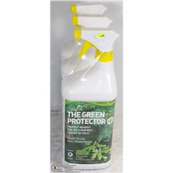 LOT OF THREE 1 LITRE BOTTLES OF THE GREEN PROTECTOR