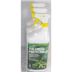 LOT OF THREE 1 LITRE BOTTLES OF THE GREEN PROTECTOR