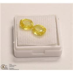 250) LAB CREATED SAPPHIRE TOTAL 9.5CT TWO PCS