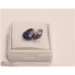 241) SYNTHETIC ALEXANDRITE TOTAL 5.61CT (TWO PCS)