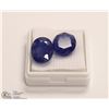 Image 1 : 255) NATURAL SAPPHIRE TOTAL 18.5CT TWO PCS