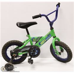 SHIFT N GEAR KIDS BICYCLE W/ TRAINING WHEELS