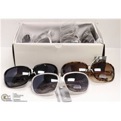 BOX OF NEW DESIGNER SUNGLASSES