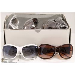 BOX OF NEW DESIGNER SUNGLASSES