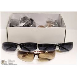 BOX OF NEW DESIGNER SUNGLASSES