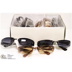 BOX OF NEW DESIGNER SUNGLASSES