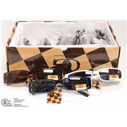 BOX OF NEW DESIGNER SUNGLASSES