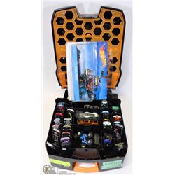 HOTWHEELS CARRYING CASE WITH 53 CARS