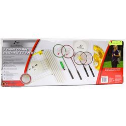 EASTPOINT 5 GAME COMBO OUTDOOR GAMES SET