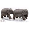 Image 1 : 3 ELEPHANTS IN 1 STATUE MADE IN THAILAND 16"WIDE