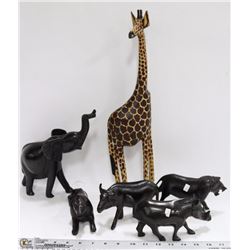 FLAT W/HANDCRAFTED WOOD SAFARI