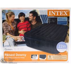INTEX QUEEN SIZE BLOW UP MATTRESS