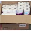 Image 1 : BOX OF ASSORTED TOILET PAPER