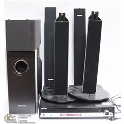 SAMSUNG SPEAKER SYSTEM WITH SUBWOOFER, 5CD CHANGER