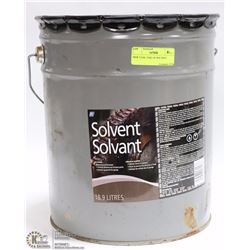 NEW 5 GAL. PAIL OF SOLVENT