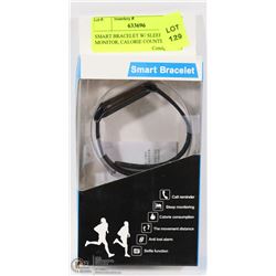 SMART BRACELET W/ SLEEP MONITOR, CALORIE COUNTER