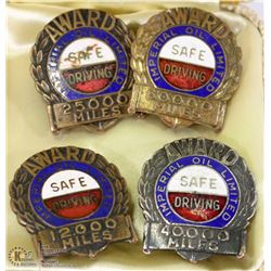 ESTATE 4 PINS OFIMPERIAL OIL LTD SAFE DRIVER AWARD