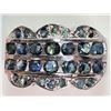 Image 1 : #1-STERLING SILVER SAPPHIRE RING SIZE 8