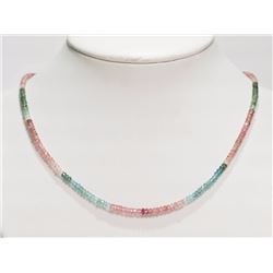 #9-14K YELLOW GOLD PINK AND GREEN TOURMALINE